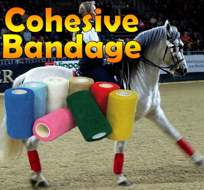 Horse vet  wrap bandage cat bandage dog bandage cohesive bandage